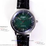 GL Factory Glashutte Original Vintage Sixties Green Dial With Imprint Pattern 39 MM Automatic Watch 1-39-52-03-02-04